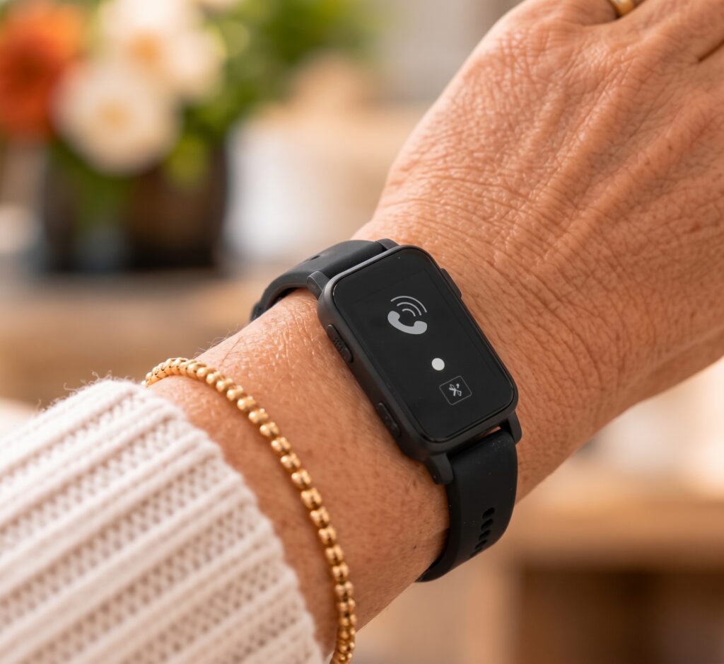 on wrist